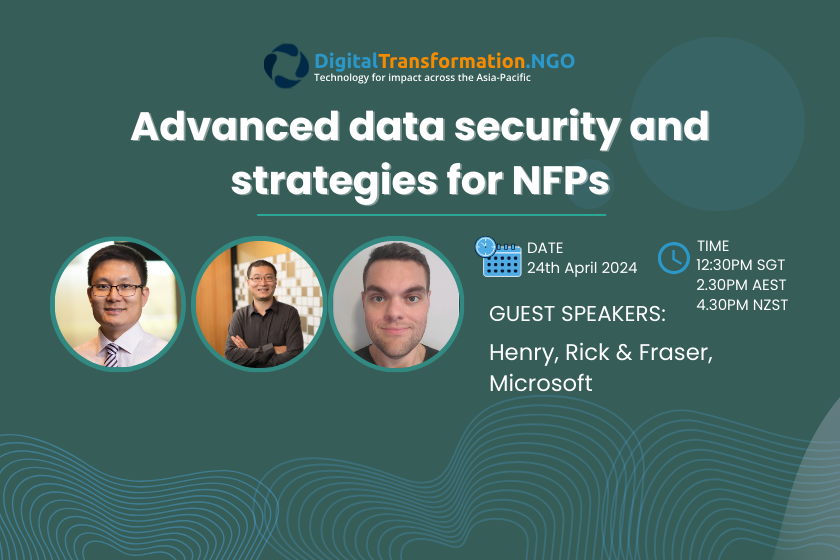 Advanced data security and strategies for NFPs